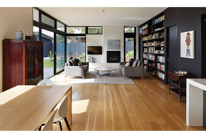 kensington dining and kitchen, into living