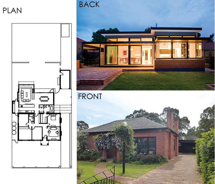 myrtle bank plan, back and front