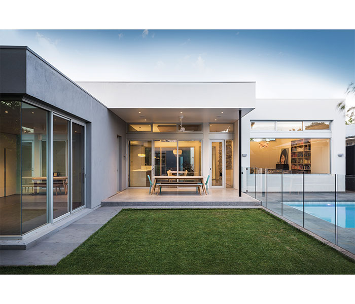 toorak two outside back of house