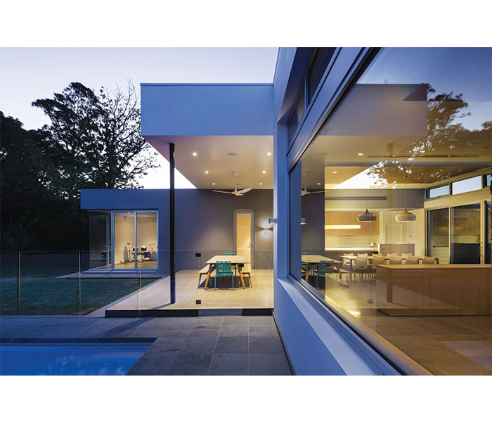 toorak two outside back of house